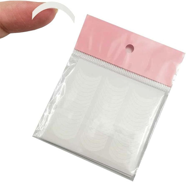 576Pcs 12 Sheets French Nail Self-Adhesive Stickers Stencils Manicure Nail Tips Smile Line Guide for Women Girls - Moon Shape Design