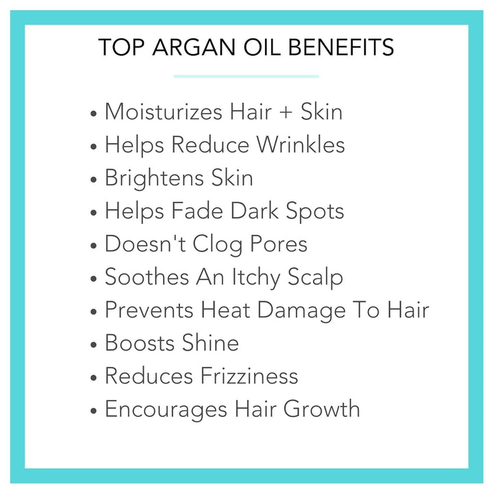Argan Oil for Skin and Face, 4 Fl Oz - Cold Pressed, Light, Pure Argan Oil for Hair - Aceite De Argan
