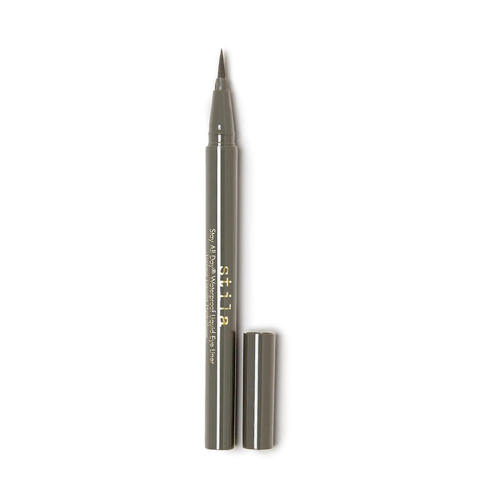 Waterproof Liquid Eye Liner, Stay All Day Makeup with Fine Brush Tip Lasting Satin Finish, Smudge-Proof & Transfer-Resistant