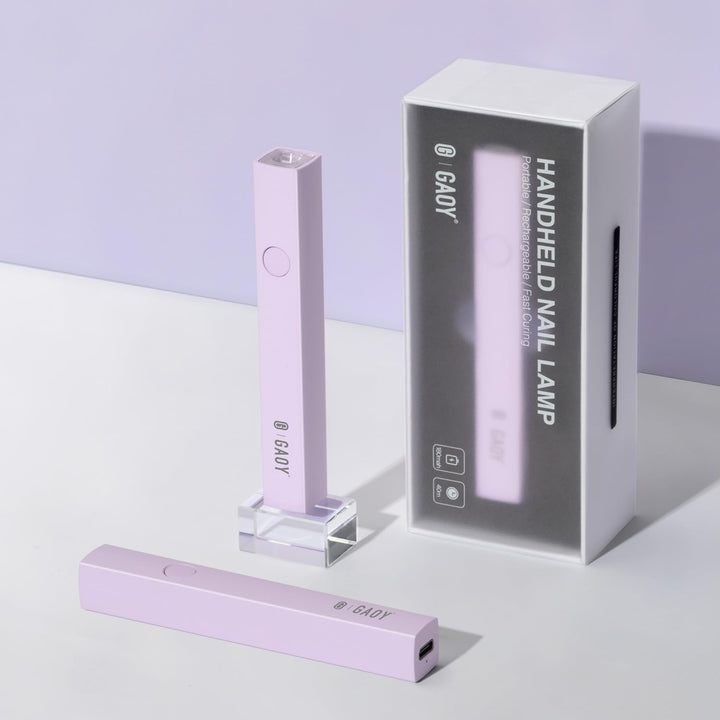 Handheld UV Light for Gel Nails, Mini Nail Lamp, Portable Cordless Rechargeable, Fast Curing