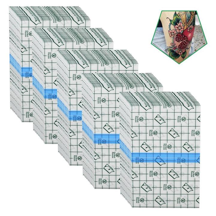 Tattoo Aftercare Bandage Roll 6" X 2 Yard - Waterproof Transparent Film for Tattoo Initial Healing and Skin Repair Adhesive Tattoo Supply Wrap