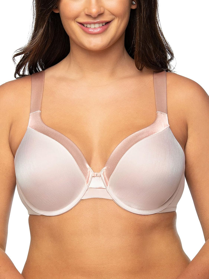 Women'S Illumination Full Figure Zoned-In Support Bra, Lightly Lined Cups up to DD