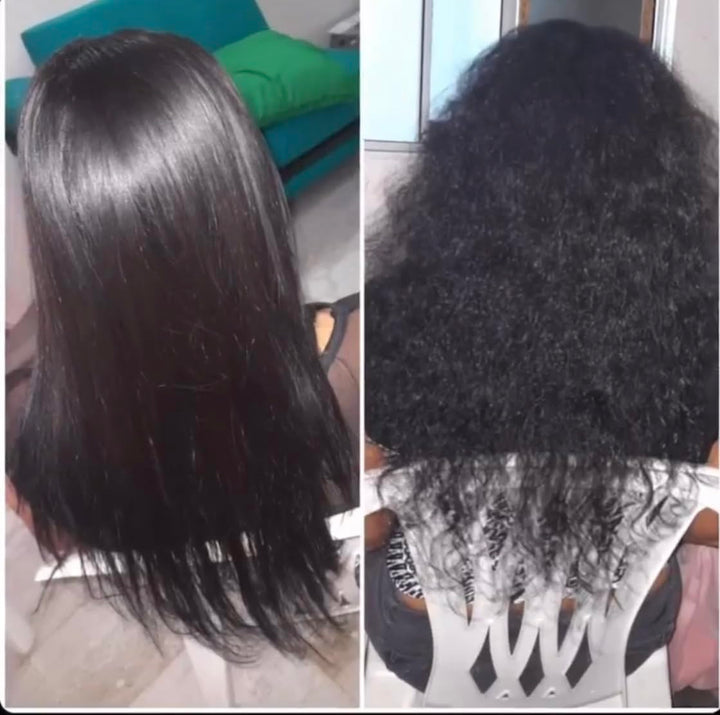 Keratina Organica De 250 Ml, Organic Hair Relaxer, Home Kit Hair Relaxer, Natural Keratin. (Mediana 8.45Oz), White