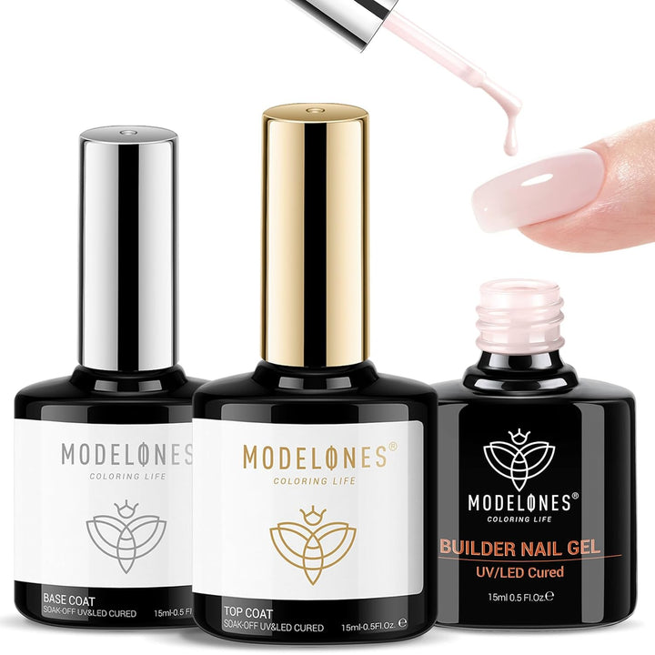 Gel Top Coat, 15Ml No Wipe Gel Nail Polish High Gloss Top Coat Shiny Long Lasting Clear Top for Acrylic Nails, Need U V/LED Lamp for Home DIY Gift and Fall Manicure Salon