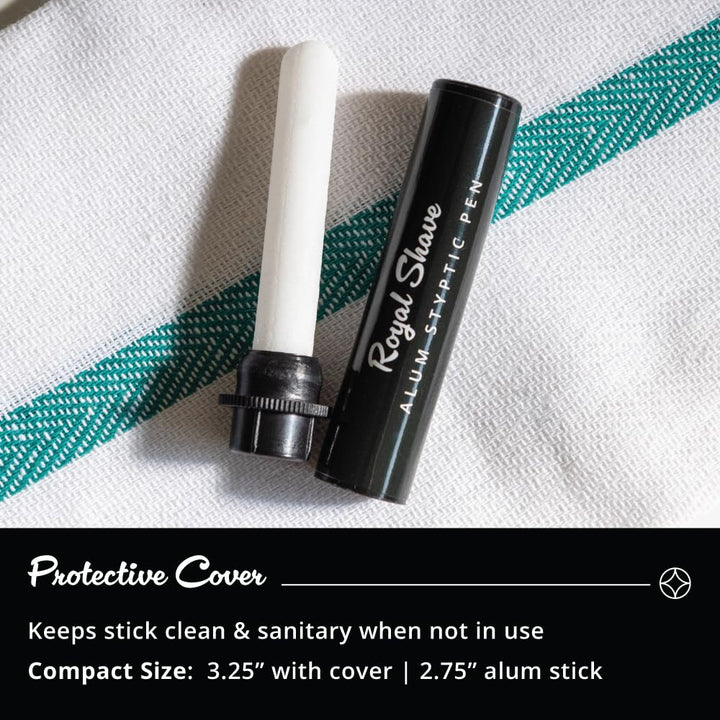 Alum Styptic Pen - Styptic Alum Stick for Post Shaving Irritation & Heals Accidental Cuts (0.35 Oz) (1 PACK)