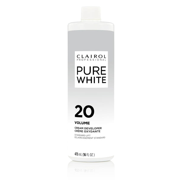 Pure White 20 Volume Hair Developers for Lightening & Gray Coverage