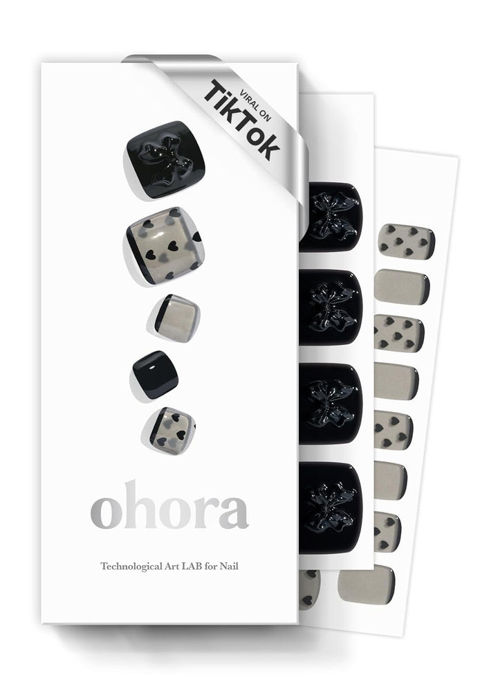 Semi Cured Gel Pedi Strips (P Chilly Red) - Works with Any Pedi Lamps, Salon-Quality, Long Lasting, Easy to Apply & Remove - Includes 2 Prep Pads, Pedi File & Wooden Stick