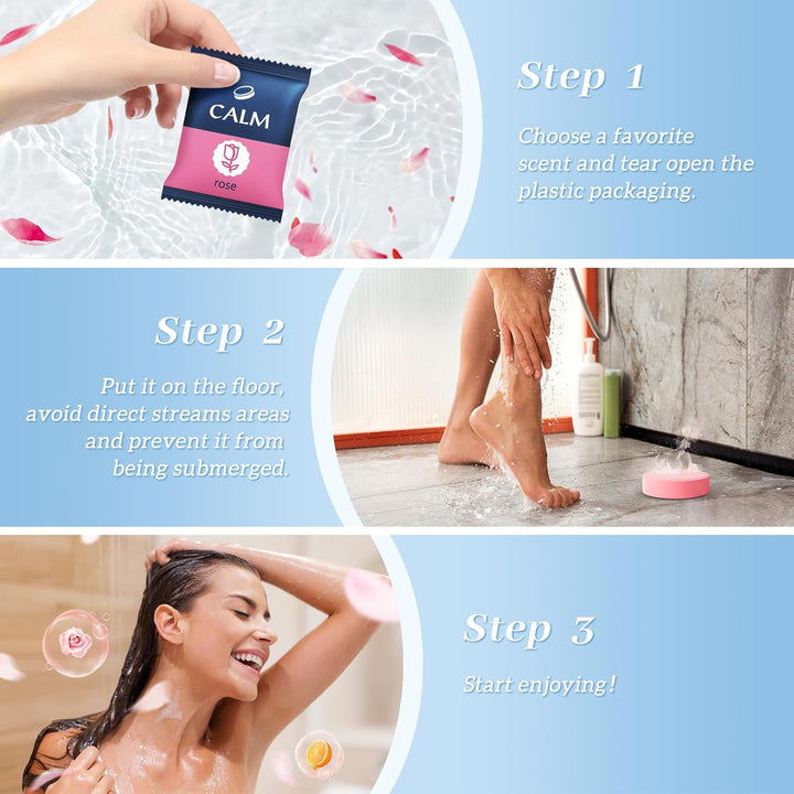 Shower Steamers 6 Count, Scented Shower Bombs with Organic & Natural Fragrance, Self-Care & Relaxation Birthday Gifts for Women Who Have Everything - Valentine'S Day Presents