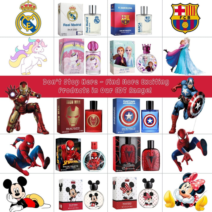 Minnie Mouse, , Fragrance, for Kids, Eau De Toilette, EDT, 3.4Oz, 100Ml, Perfume, Spray, Made in Spain, by Air Val International