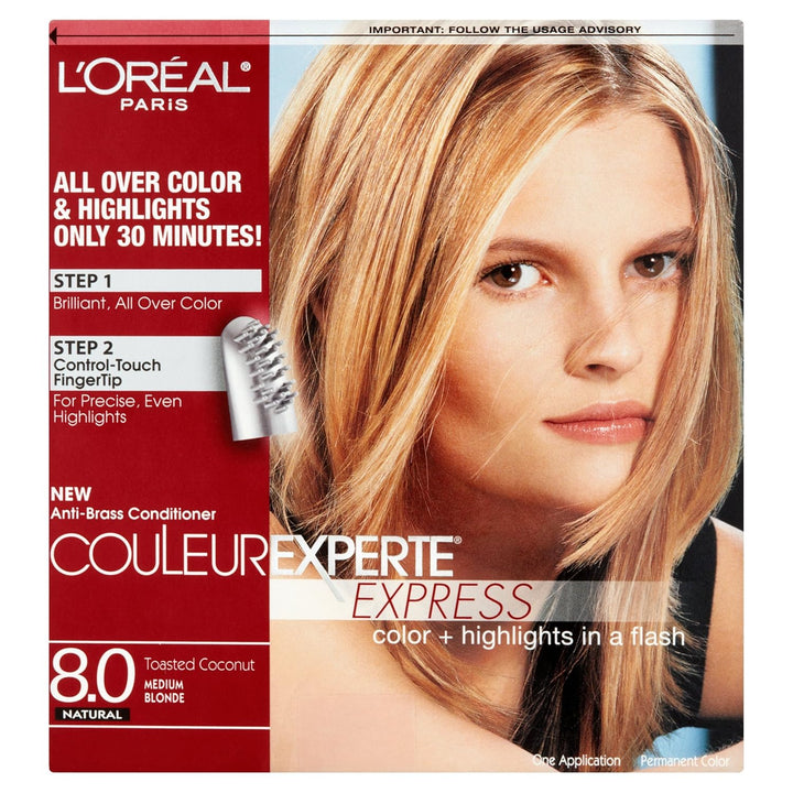 Couleur Experte 2-Step Home Hair Color and Highlights Kit, French Éclair