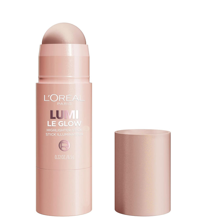 True Match Lumi Le Glass Highlighter Stick, Reflective, Translucent, Glassy Highlighter for Face and Body, 610 Glassy Pearl Eclat, 0.17 Oz