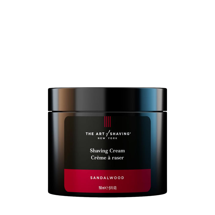 Sandalwood Shaving Cream for Men – Protects against Irritation and Razor Burn – Hydrates and Nourishes Dry Skin – Clinically Tested for Sensitive Skin – 5 Oz