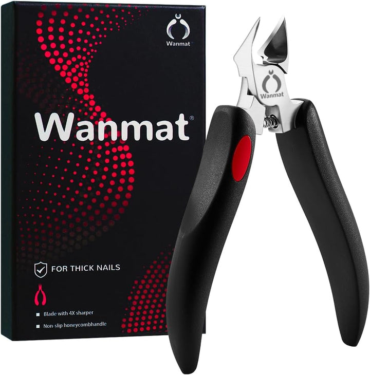 Toe Nail Clipper for Ingrown or Thick Toenails,Toenails Trimmer and Professional Toenail Nipper for Seniors with Stainless Steel Surper Sharp Blades
