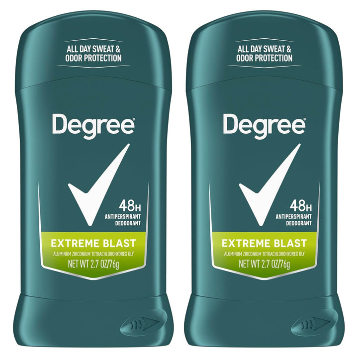 Men Original Protection Antiperspirant Deodorant Extreme Blast Twin Pack 48-Hour Sweat and Odor Protection Antiperspirant for Men 2.7 Oz