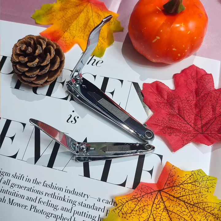 Nail Clippers Set, Ultra Sharp Stainless Steel Fingernail and Toenail Clipper Cutters,Travel Nail Kit for Men Women