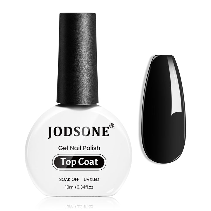 2 Bottles 10Ml of Top Coat Base Coat Gel Polish Set Bright Surface at Home DIY Nail Salon Girl Gift, Transparent