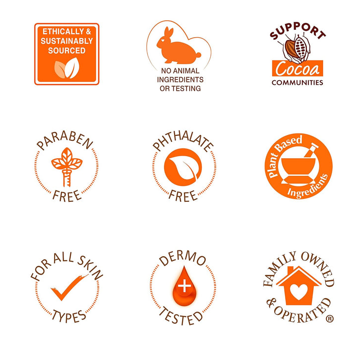 Cocoa Butter Moisturizing Body Oil with Vitamin E, Radiant Looking Glow and Skin Hydration, Instant Absorption, Bath, Body and Shower, 8.5 Ounces