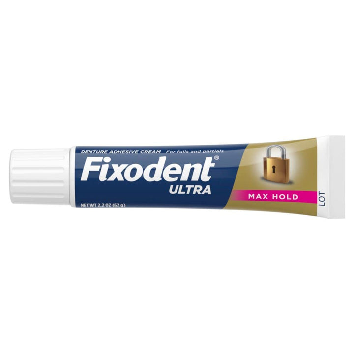 Ultra Max Hold Denture Adhesive, 2.2 Oz, (Packaging May Vary)