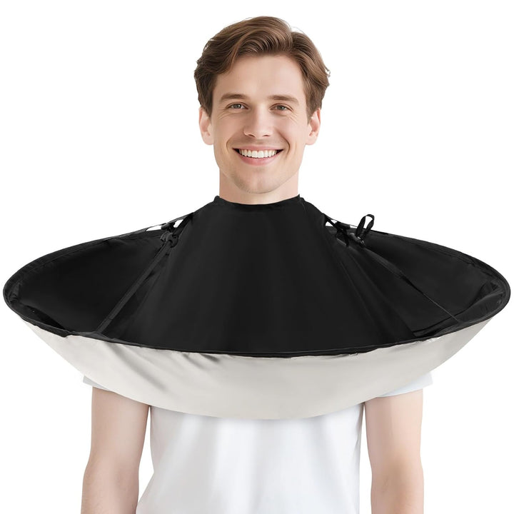 Hair Cutting Cloak Cape, Professional Adjustable Haircut Cape Foldable Umbrella for Adults Kids Home Salon Barber Hairdressing Supplies