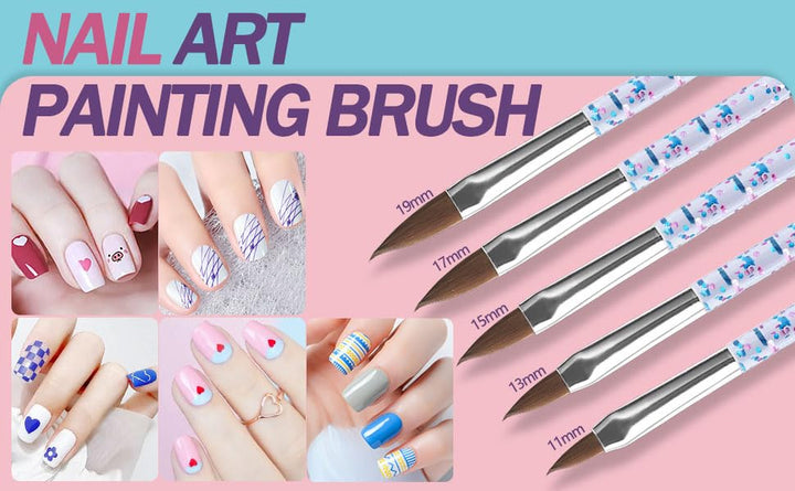 35Pcs Nail Art Pens Brushes,Nail Art Tool Set,Nail Dotting Tools,Nail Dust Brush,Striping Nail Art Brushes for Long Lines,Nail Drawing Pen for Nail Design