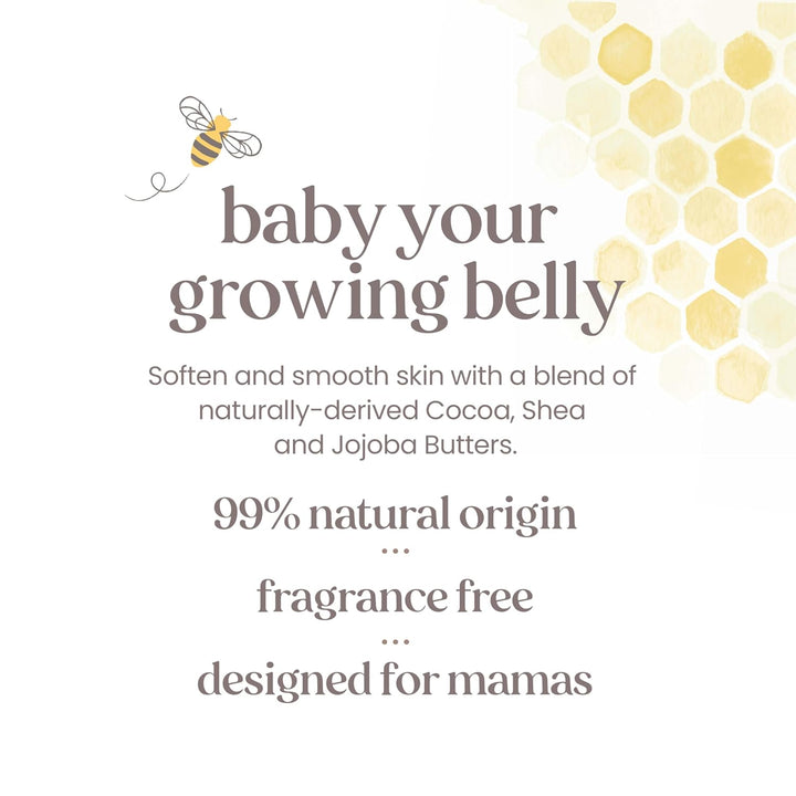 Christmas Gifts, Mama Belly Butter, Stretch Mark Cream for Pregnancy Massages Body & Reduces Scar Appearance, Prenatal & Postnatal Skin Care, Shea Butter & Vitamin E Rich Formula, 6.5 Oz