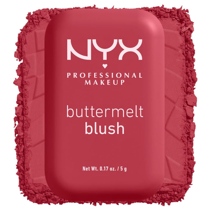 Buttermelt Powder Blush, Fade and Transfer-Resistant Blush, up to 12HR Make up Wear, Vegan Formula - Back and Butta