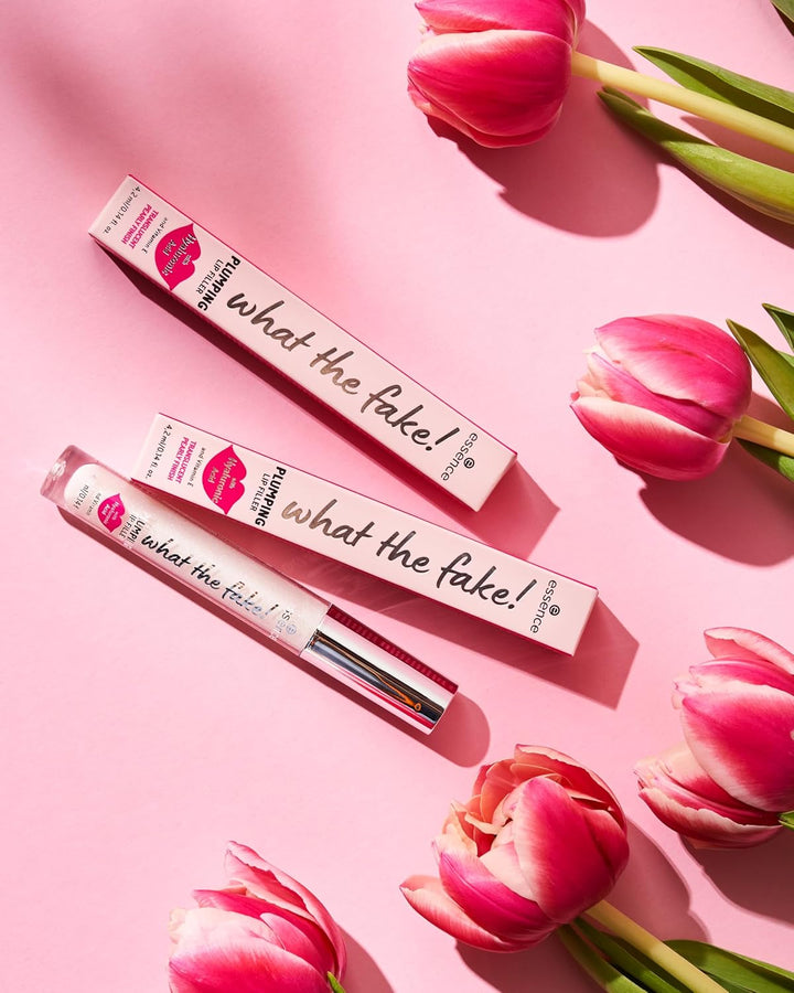 | What the Fake! Plumping Lip Filler | Lip Gloss for Full, Voluminous Lips | Translucent Pearly Finish | Vegan & Cruelty Free, Gluten Free, Paraben Free