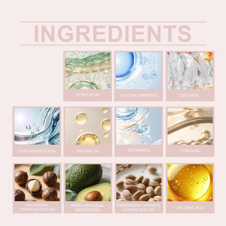 Calcium Multi Balm, Calcium Volume Multi Balm, Wrinkle Core Stick, Korean Collagen Moisturing Stick, Anti-Aging, Hydrating, Firming Skin, Suitable for Eyes, Neck, Face, 9G