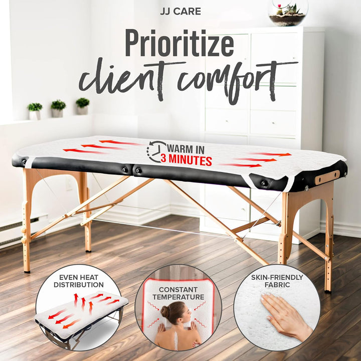 Massage Table Warmer 31"X71", Digital 5 Heat Control Massage Bed Warmer Fleece Pad W/Detachable 12 FT Cord, Table Warmer Massage Therapy W/Overheat Protection, Massage Table Heating Pad