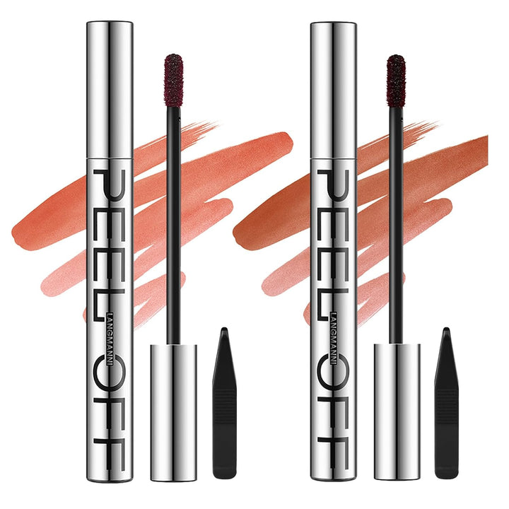 3 Colors Long-Lasting Peel off Lip Liner Set, Waterproof & Smudge-Proof Matte Lip Liners Gift Makeup for Girls (#1+2+3)