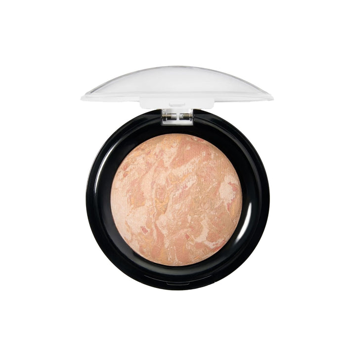 Award-Winning Baked Balance-N-Brighten Color Correcting Powder Foundation - Medium - Buildable Light to Medium Coverage - Demi-Matte Natural Finish