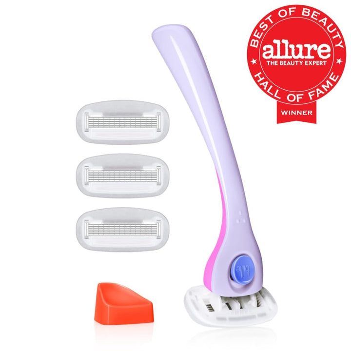 Razors for Women Shave Kit – Women’S Razor + 4 X 5-Blade Razor Refills + Magnetic Holder – Dreampop