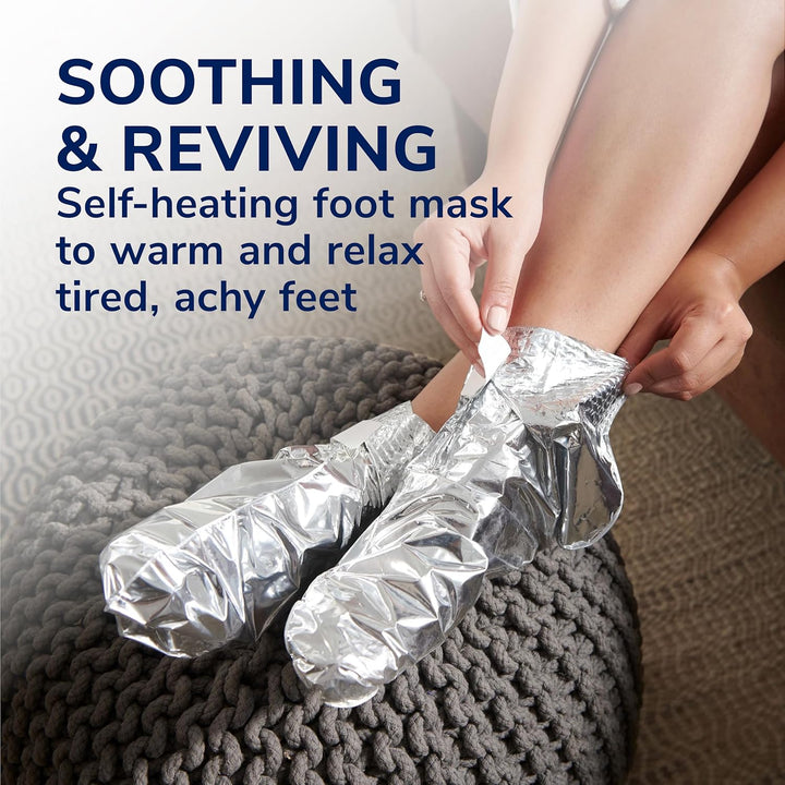 ® Tired, Achy Feet Soothing & Reviving Foot Mask, 3 Pair, Warming Booties