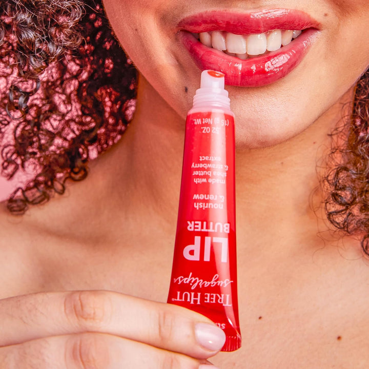 Sugarlips Lip Butter Trio Bundle, Original, Watermelon & Strawberry Lip Butter, Lock in Moisture & Nourish Skin for Full, Hydrated Lips, 0.52 Fl Oz Each