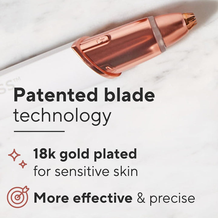 Brows Eyebrow Hair Remover for Women, Electric Eyebrow Razor for Women with LED Light for Instant and Painless Hair Removal