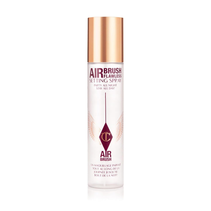 Charlotte Tilbury Airbrush Flawless Setting Spray - Ultra-Fine Hydrating Mist to Prime & Set Face Makeup for up to 16Hr - Soothes, Blurs Pores & Calms Skin