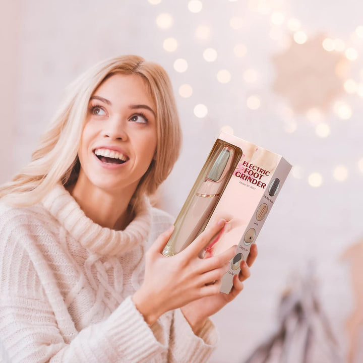 Electric Callus Removers for Feet,  Electric Foot Callus Remover Pedicure Kits Rechargeable With12 in 1, Removes Dry Skin for Smoother Feet, Foot Care for Dead Skin Ideal Gift