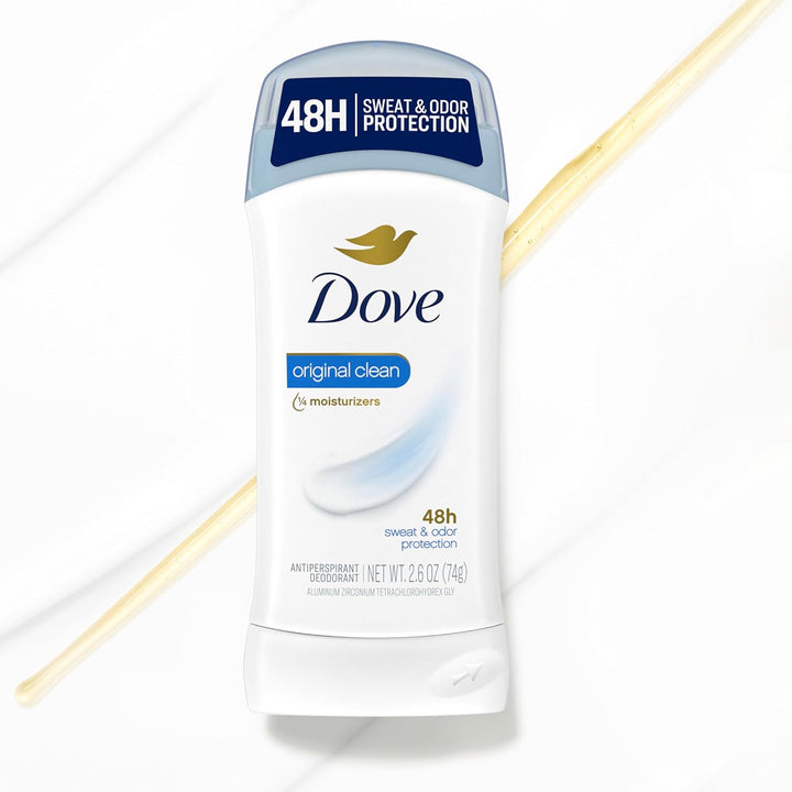Invisible Solid Antiperspirant Deodorant Stick 2 Count Original Clean, for Women, for All Day Underarm Sweat & Odor Protection 2.6 Oz