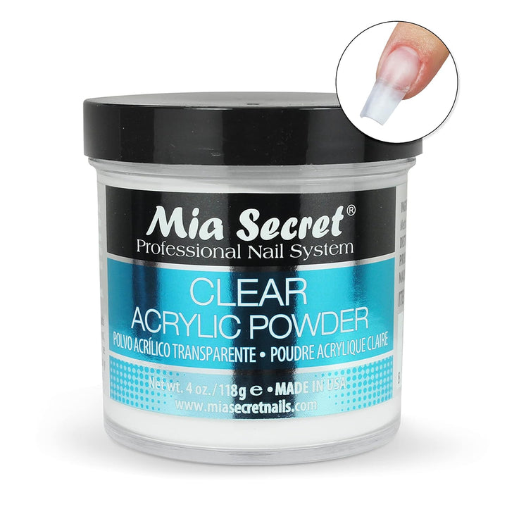 Clear Acrylic Powder 4Oz
