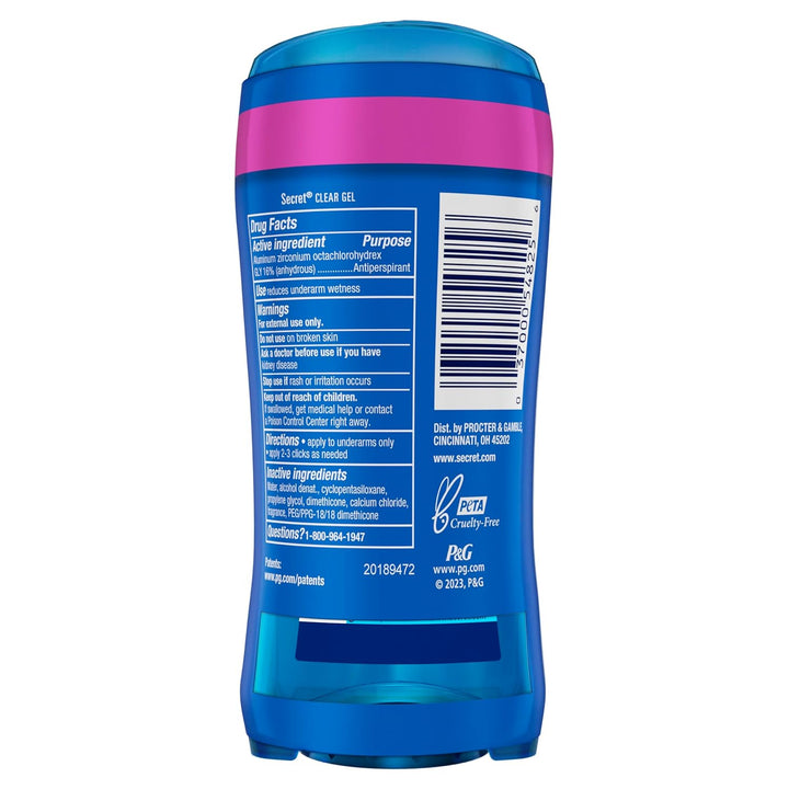 Outlast Antiperspirant Deodorant for Women, 72Hr Sweat & Odor Protection, PH Balancing Minerals, Clear Gel, Completely Clean Scent, 2.6 Oz (Pack of 2)