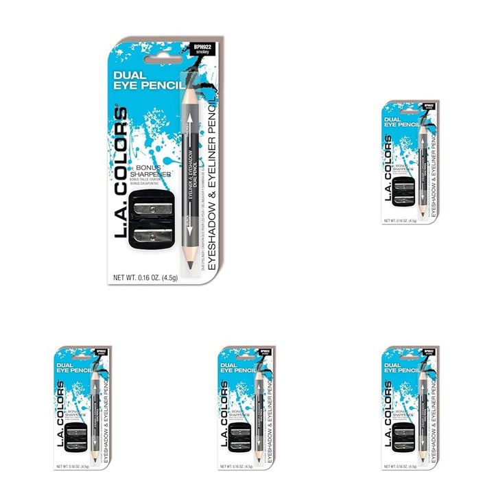 Dual Liner & Shadow Pencil W/Sharpener (Carded), Smokey CBPN922