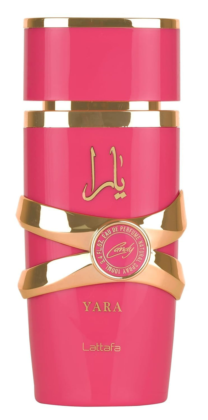 Yara Candy - Vanilla, Fruity, Citrus, Floral - Eau De Parfum Long-Lasting Fragrance for Women, 3.40 Ounce / 100 Ml