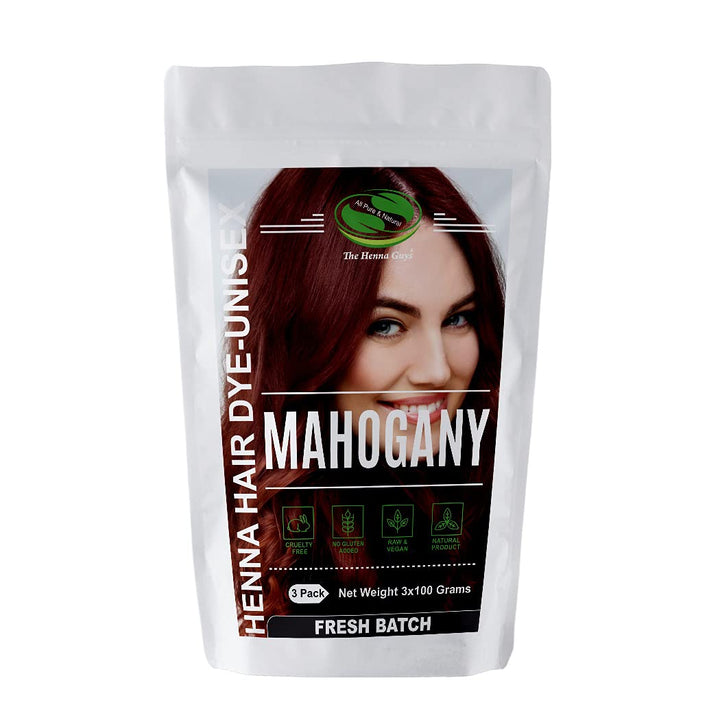 1 Pack of Dark Brown Henna Hair & Beard Color/Dye 150 Grams - Natural Hair Color, Plant-Based Hair Dye -