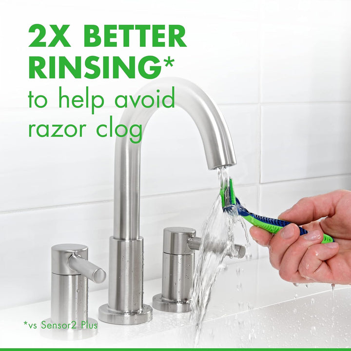 Sensor3 Sensitive Men'S Disposable Razor, 12 Razors