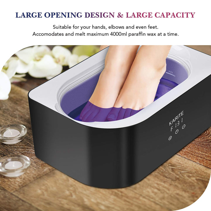 Paraffin Wax Machine for Hand and Feet -  Paraffin Wax Bath 4000Ml Paraffin Wax Warmer Moisturizing Kit Auto-Time and Keep Warm Paraffin Hand Wax Machine