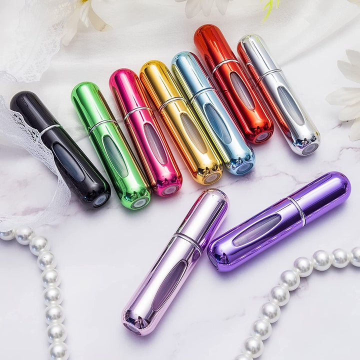 Mini Refillable Perfume Portable Atomizer Bottle Refillable Perfume Spray, Refill Pump Case for Traveling and Outgoing (5Ml, 4 Pack) 4