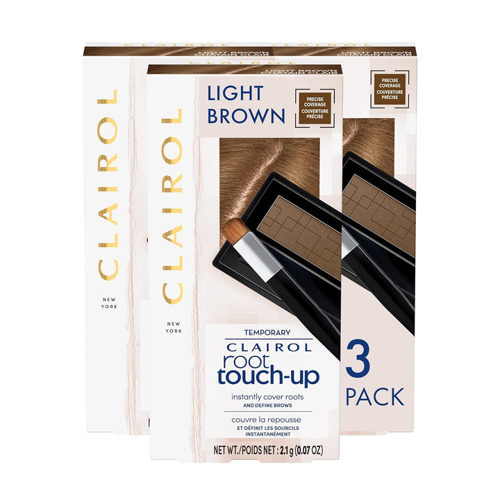 Root Touch-Up Temporary Concealing Powder, Medium Brown Hair Color, Pack of 1