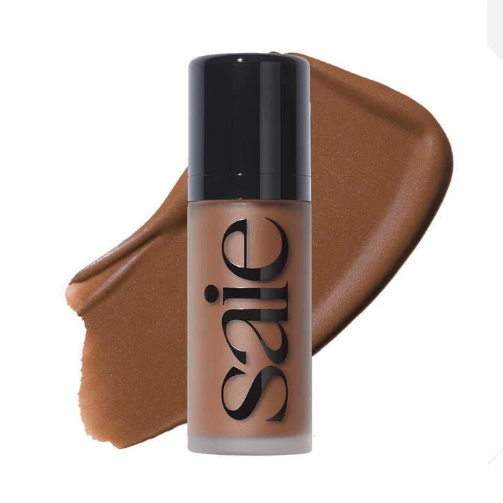Dew Bronze - Hydrating Liquid Bronzer Stick for a Sun Kissed Glow - Liquid Contour Stick Infused with Nourishing Skin Care Ingredients - Sculpted Face Makeup Essential - Sand (0.4 Oz)