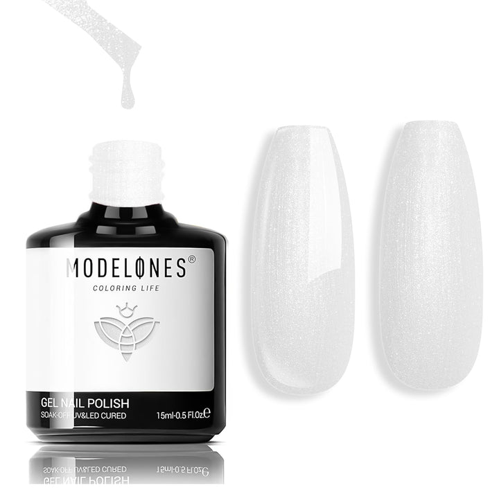 Pink Gel Nail Polish, Jelly Nude Pink Gel Polish French Tip Base Colors Translucent Soak off U V Soap Nails for Nail Art Manicure at Home 15ML