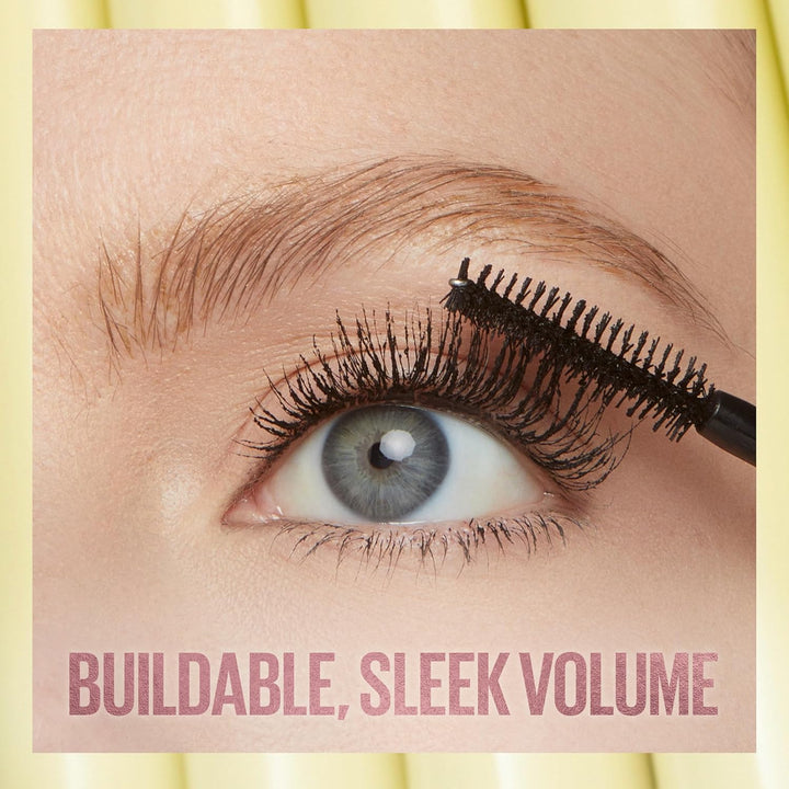 the Colossal Bubble Washable Mascara, Buildable Mascara Volume and Length Formula for Bold, Separated Lashes, Blackest Black, 1 Count